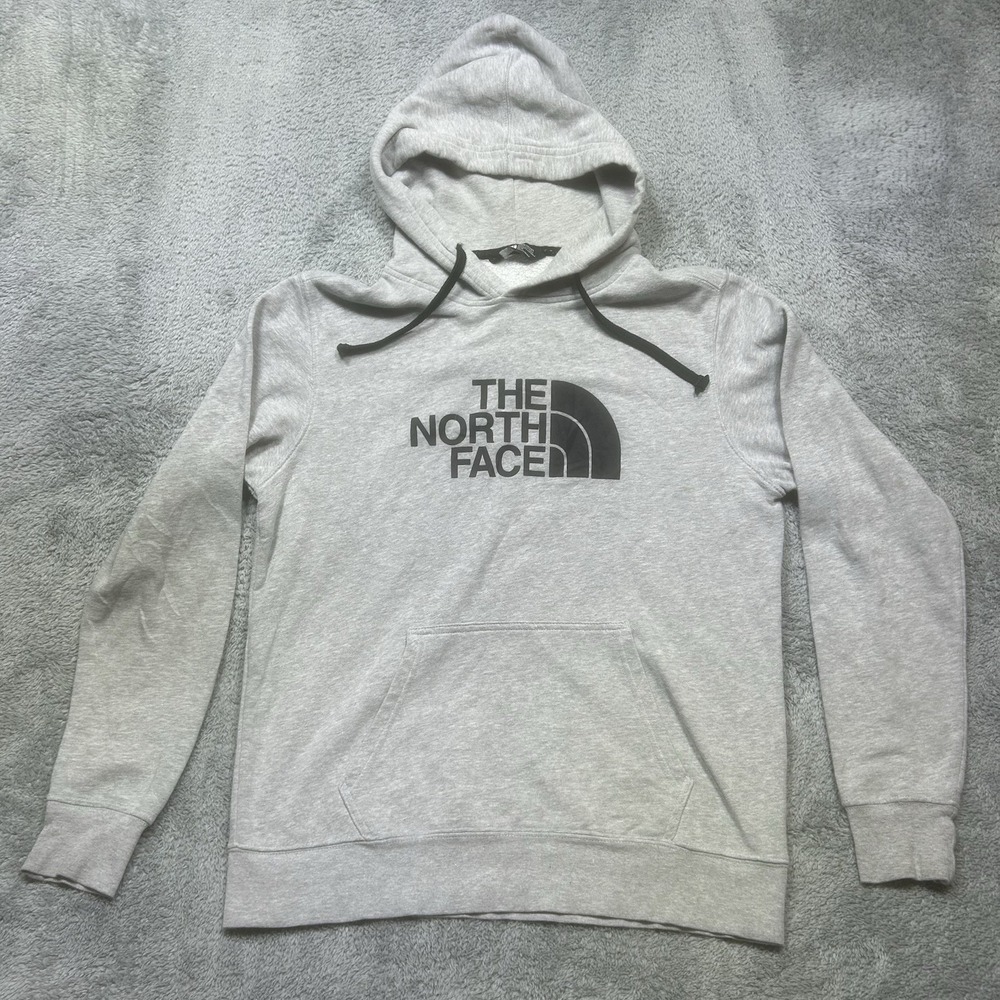 The‎ North Face Half Dome Pullover Hoodie Men's M Gray Logo Outdoor *SPOTS